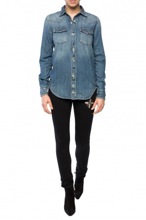 Distressed denim jacket, zdjęcie 2 Distressed denim jacket od Saint Laurent